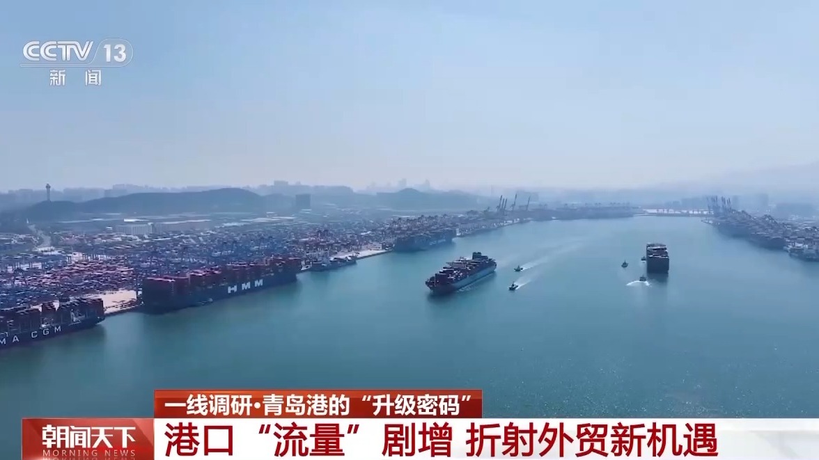 青岛港科技升级货物“秒通关”不朽情缘平台登录入口一线分钟(图12)